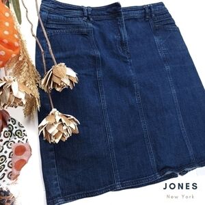 Jones New York Blue Denim Skirt Sz  6